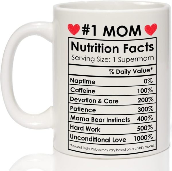 #1 Mom Coffee Mug Funny Gift for Mom from Daughter Son Kids #1 Mom Coffee Mug Funny Gift for Mom from Daughter Son Kids
