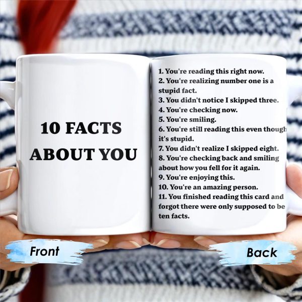 10 Facts About You, Humorous and Uplifting - Personalized Custom Coffee Mug - COL070_MG 10 Facts About You, Humorous and Uplifting - Personalized Custom Coffee Mug - COL070_MG