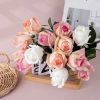 10-Piece Real Touch Moisturizing Rose Bud Artificial Flowers for Wedding and Home Decor 10-Piece Real Touch Moisturizing Rose Bud Artificial Flowers for Wedding and Home Decor