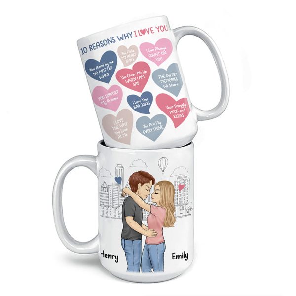 10 Reasons Why I Love You - Couple Personalized Custom Mug - Gift For Husband Wife, Anniversary 10 Reasons Why I Love You - Couple Personalized Custom Mug - Gift For Husband Wife, Anniversary
