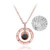 100 Languages Love Projection Heart Necklace 100 Languages Love Projection Heart Necklace