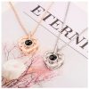 100 Languages Love Projection Heart Necklace 100 Languages Love Projection Heart Necklace