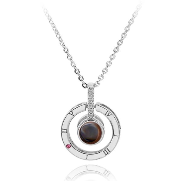 100 Languages Love Projection Heart Necklace 100 Languages Love Projection Heart Necklace