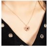 100 Languages Love Projection Heart Necklace 100 Languages Love Projection Heart Necklace