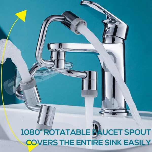 1080 Degree Rotating Faucet Extender - Dual Mode 1080 Degree Rotating Faucet Extender - Dual Mode