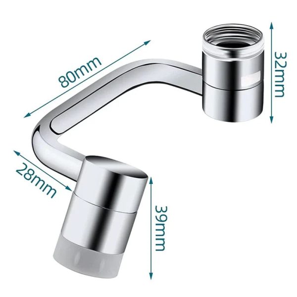 1080 Degree Rotating Faucet Extender - Dual Mode 1080 Degree Rotating Faucet Extender - Dual Mode