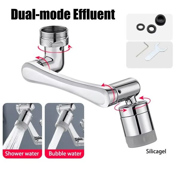 1080 Degree Rotating Faucet Extender - Dual Mode 1080 Degree Rotating Faucet Extender - Dual Mode