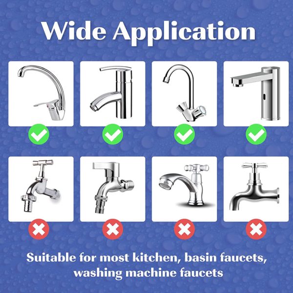 1080 Degree Rotating Faucet Extender - Dual Mode 1080 Degree Rotating Faucet Extender - Dual Mode