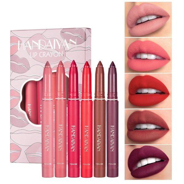 12-Color Matte Lip Crayon Set 12-Color Matte Lip Crayon Set