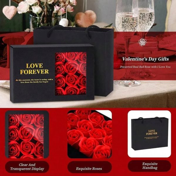 12 Rose Jewelry Gift Box Set for Romantic Occasions