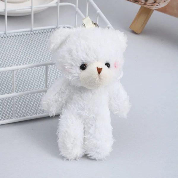 12cm Plush Teddy Bear Keychain Soft Stuffed Animal Pendant for Gifts 12cm Plush Teddy Bear Keychain Soft Stuffed Animal Pendant for Gifts