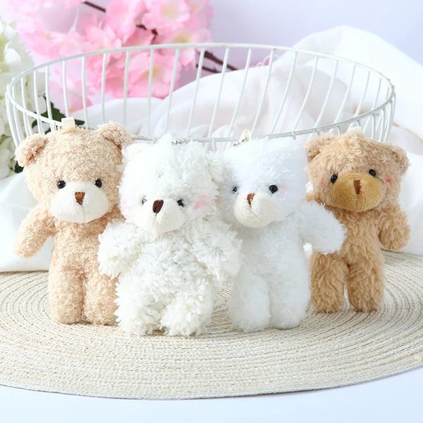 12cm Plush Teddy Bear Keychain Soft Stuffed Animal Pendant for Gifts 12cm Plush Teddy Bear Keychain Soft Stuffed Animal Pendant for Gifts