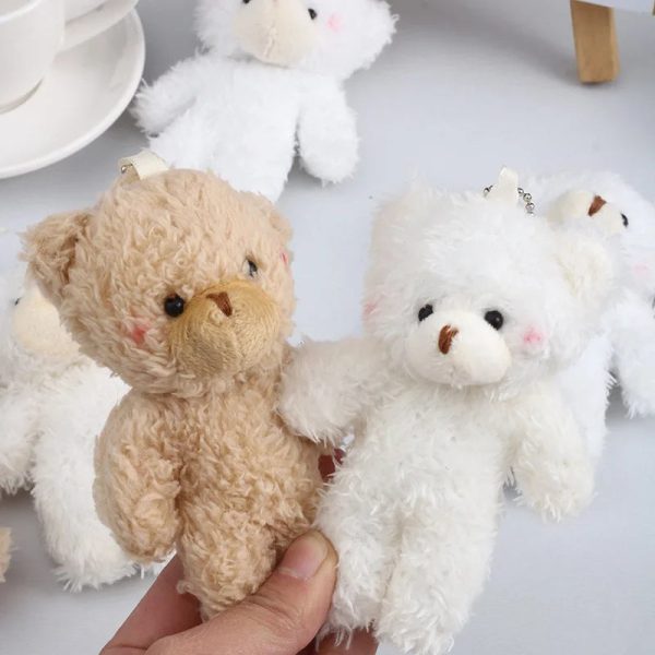 12cm Plush Teddy Bear Keychain Soft Stuffed Animal Pendant for Gifts 12cm Plush Teddy Bear Keychain Soft Stuffed Animal Pendant for Gifts
