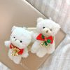 12cm Plush Teddy Bear Keychain Soft Stuffed Animal Pendant for Gifts 12cm Plush Teddy Bear Keychain Soft Stuffed Animal Pendant for Gifts