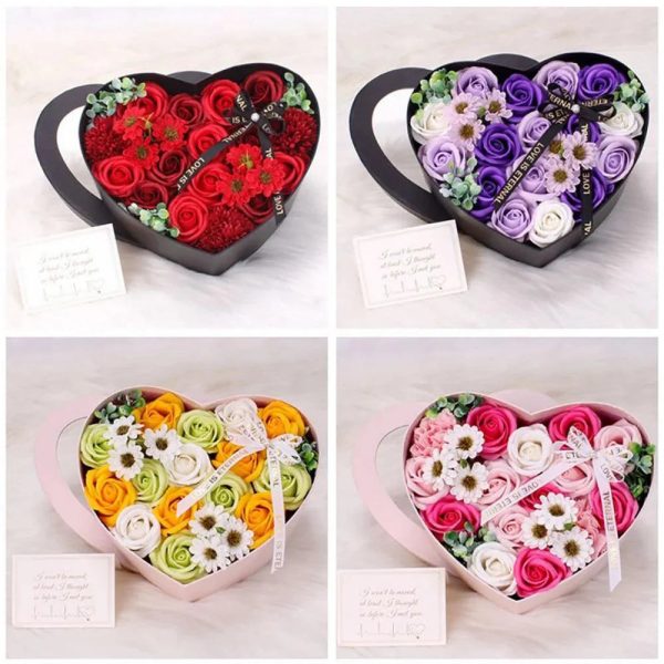 13Pcs Heart Shape Rose Gift Box 13Pcs Heart Shape Rose Gift Box