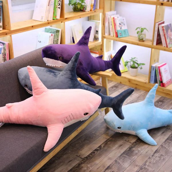 140cm Giant Shark Plush Toy – Soft Stuffed Animal Pillow for Kids 140cm Giant Shark Plush Toy – Soft Stuffed Animal Pillow for Kids