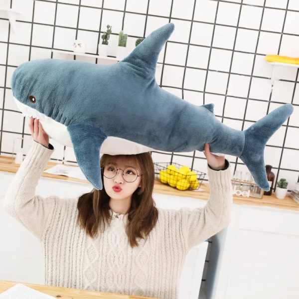 140cm Giant Shark Plush Toy – Soft Stuffed Animal Pillow for Kids 140cm Giant Shark Plush Toy – Soft Stuffed Animal Pillow for Kids