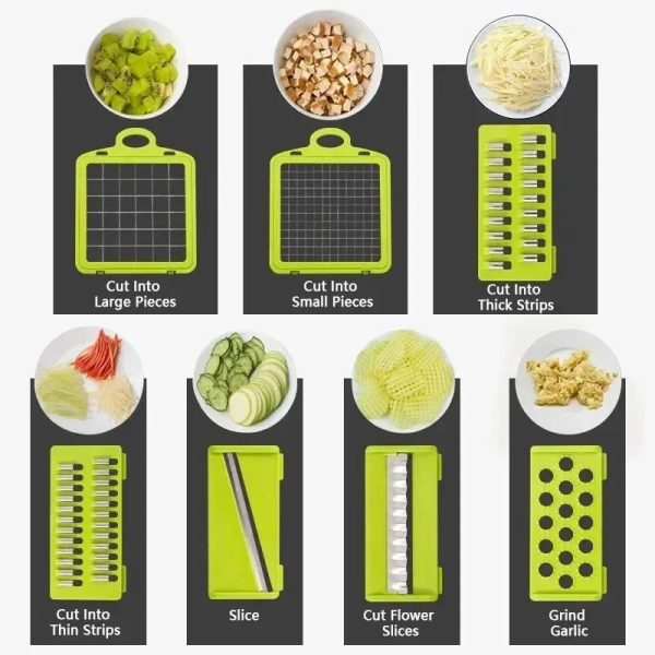 16-In-1 Multifunctional Vegetable Chopper 16-In-1 Multifunctional Vegetable Chopper