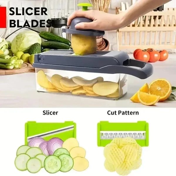 16-In-1 Multifunctional Vegetable Chopper 16-In-1 Multifunctional Vegetable Chopper