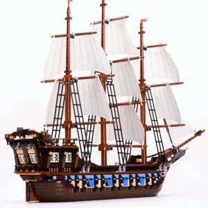 1664pcs Pirates Ship Imperial Caribbean Building Blocks Set