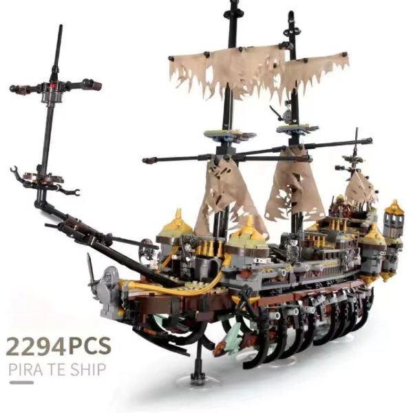 1664pcs Pirates Ship Imperial Caribbean Building Blocks Set 1664pcs Pirates Ship Imperial Caribbean Building Blocks Set