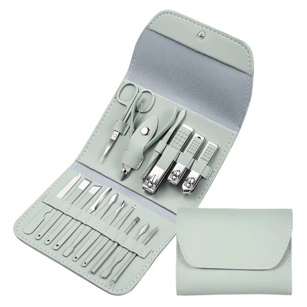 16Pcs Nail Clipper & Grooming Kit With Carry Bag 16Pcs Nail Clipper & Grooming Kit With Carry Bag