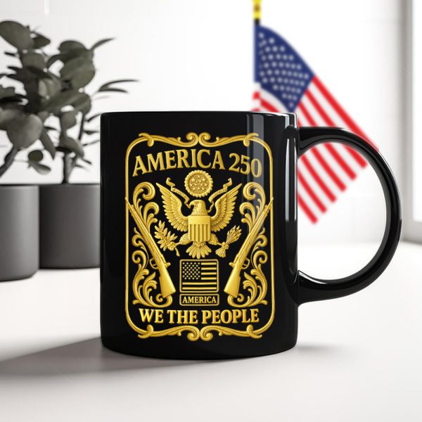 1776 - 2026 America 250th Anniversary Black Mug CH07 899240 1776 - 2026 America 250th Anniversary Black Mug CH07 899240