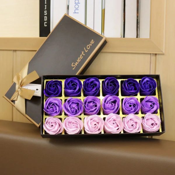 18-Piece Rose Soap Flower Gift Set with Butterfly Theme for Romantic and Special Occasions 18-Piece Rose Soap Flower Gift Set with Butterfly Theme for Romantic and Special Occasions