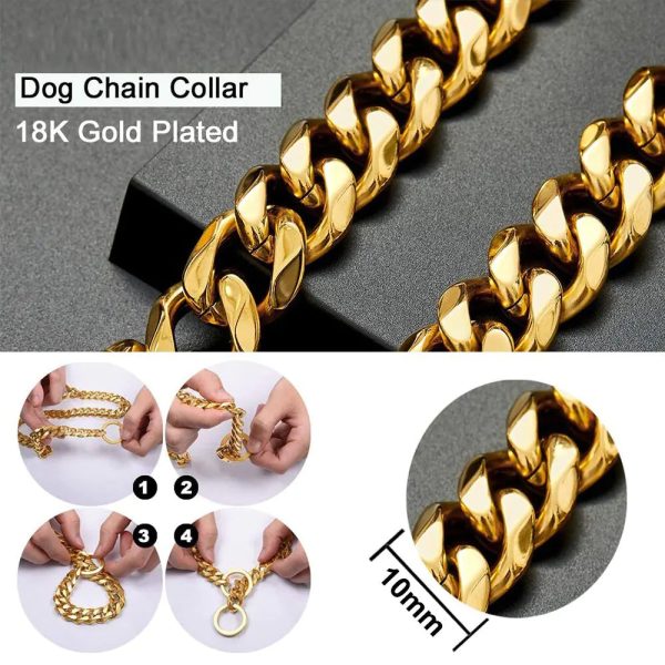 18K Gold Link Dog Collar 18K Gold Link Dog Collar