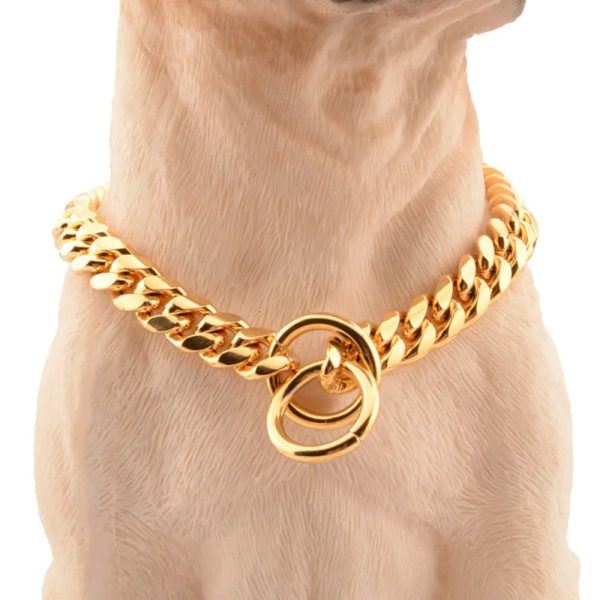 18K Gold Link Dog Collar 18K Gold Link Dog Collar