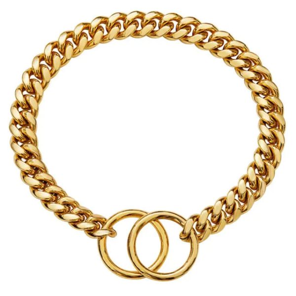 18K Gold Link Dog Collar 18K Gold Link Dog Collar