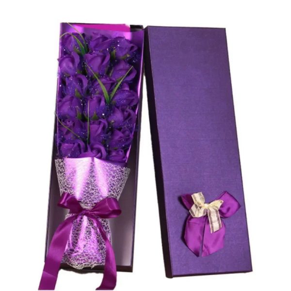 18PCS Soap Flower Bouquet Gift Box for Valentine’s Day