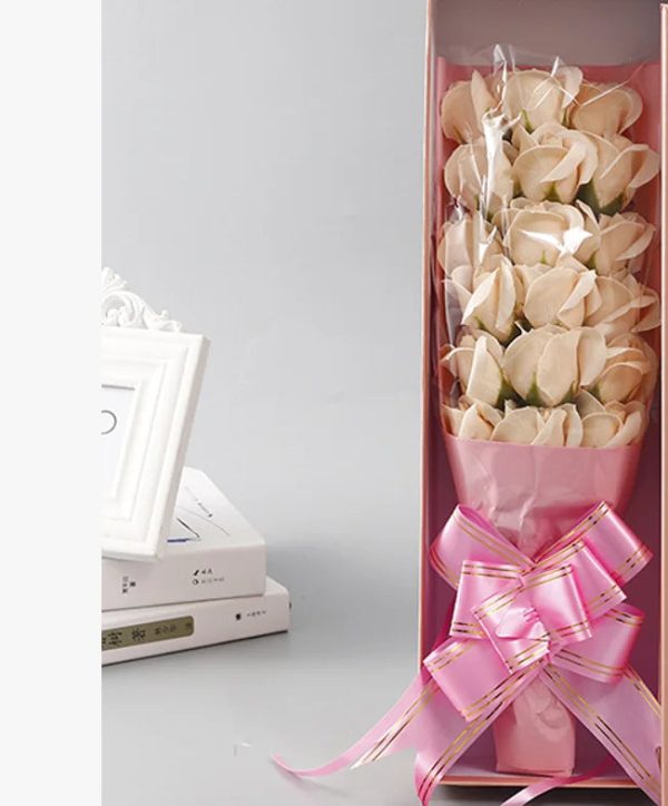 18PCS Soap Flower Bouquet Gift Box for Valentine’s Day