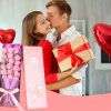 18PCS Soap Flower Bouquet with Gift Box for Her
