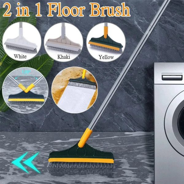 2 In 1 Cleaning Brush With Wiper 2 In 1 Cleaning Brush With Wiper