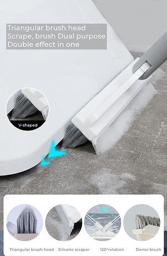 2 In 1 Cleaning Brush With Wiper 2 In 1 Cleaning Brush With Wiper