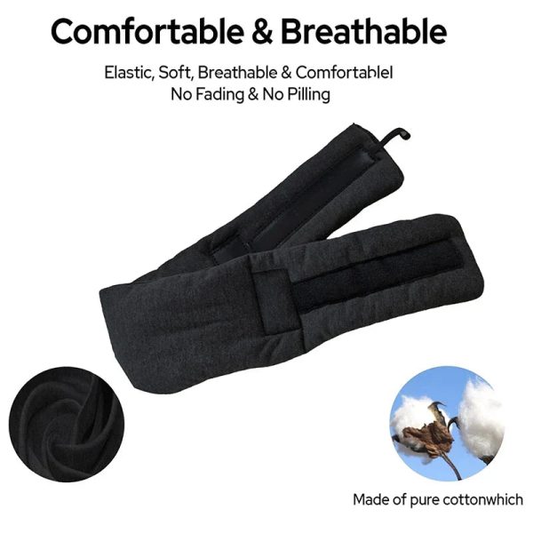 2 In 1 Comfort Headrest Blackout Eye Mask