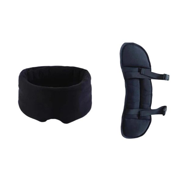 2 In 1 Comfort Headrest Blackout Eye Mask