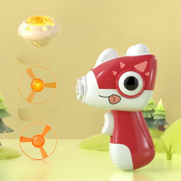 2 in 1 Dino Spinning Top and Frisbee Launcher Toy 2 in 1 Dino Spinning Top and Frisbee Launcher Toy