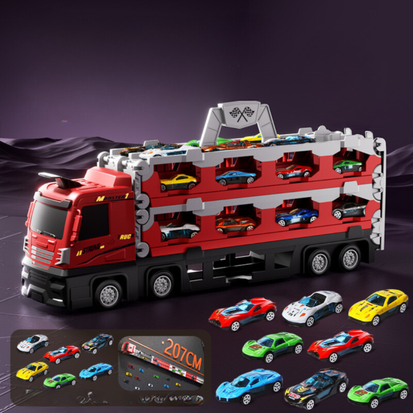 2-in-1 Foldable Truck Race Track 2-in-1 Foldable Truck Race Track