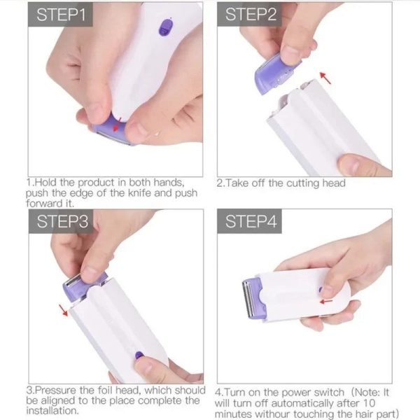 2-In-1 Painless Blue Light Hair Removal Electric Epilator 2-In-1 Painless Blue Light Hair Removal Electric Epilator