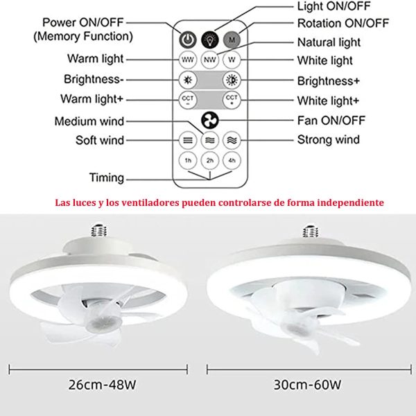 2 In 1 Swivel Fan Led Lamp 2 In 1 Swivel Fan Led Lamp