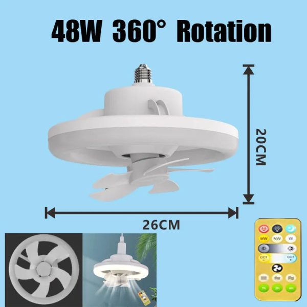 2 In 1 Swivel Fan Led Lamp 2 In 1 Swivel Fan Led Lamp