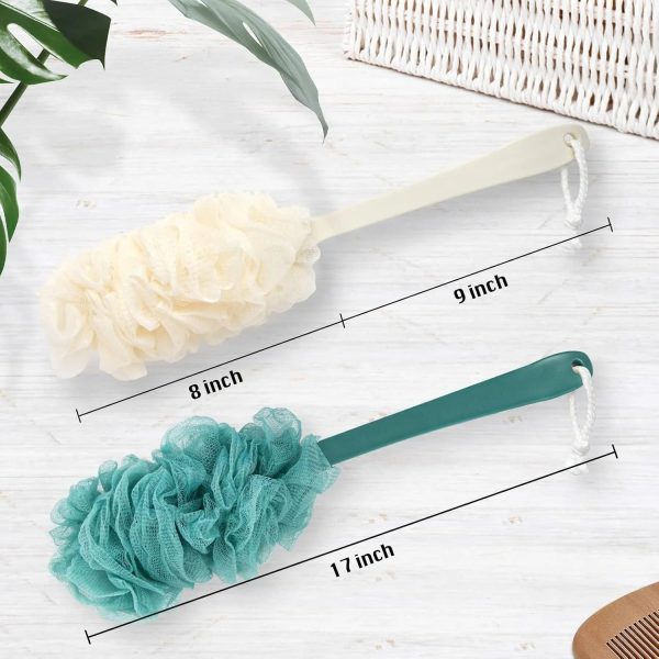 2-Pack Back Scrubber Dual-Use Body And Back Exfoliating Scrubber 2-Pack Back Scrubber Dual-Use Body And Back Exfoliating Scrubber