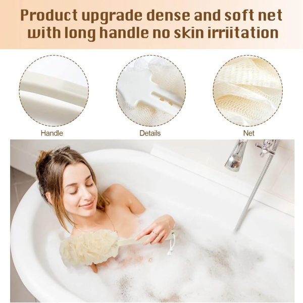2-Pack Back Scrubber Dual-Use Body And Back Exfoliating Scrubber 2-Pack Back Scrubber Dual-Use Body And Back Exfoliating Scrubber