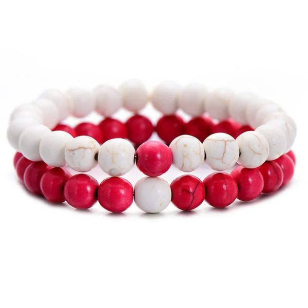 2 Pieces Set Couples Distance Bracelet 2 Pieces Set Couples Distance Bracelet