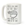 2020 Is The Year of The Rat Coffee Mug