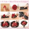 24-Piece Artificial Roses with Golden Butterflies – DIY Home and Wedding Decoration 24-Piece Artificial Roses with Golden Butterflies – DIY Home and Wedding Decoration