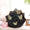 24-Piece Artificial Roses with Golden Butterflies – DIY Home and Wedding Decoration 24-Piece Artificial Roses with Golden Butterflies – DIY Home and Wedding Decoration