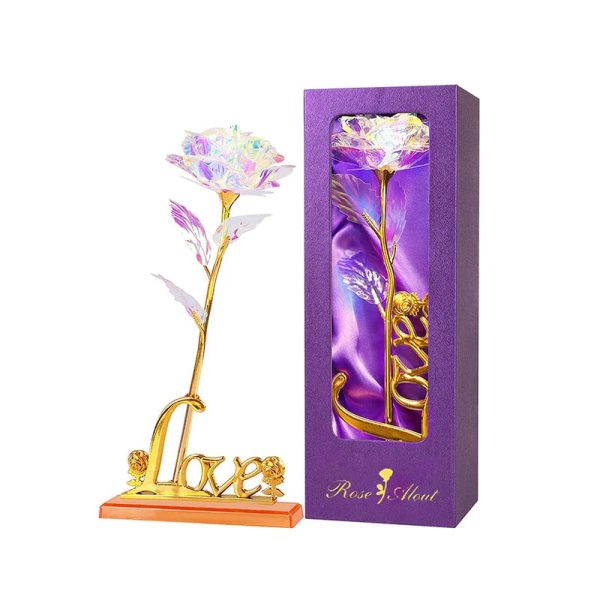 24K Gold Foil Rose Artificial Flower for Valentine’s Day and Special Occasions 24K Gold Foil Rose Artificial Flower for Valentine’s Day and Special Occasions